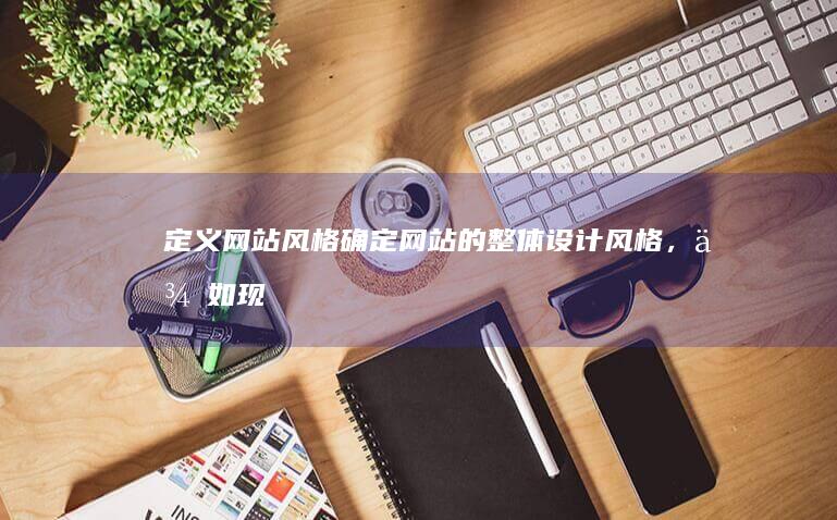 定义网站风格：确定网站的整体设计风格，例如现代简约、时尚前卫等等。
