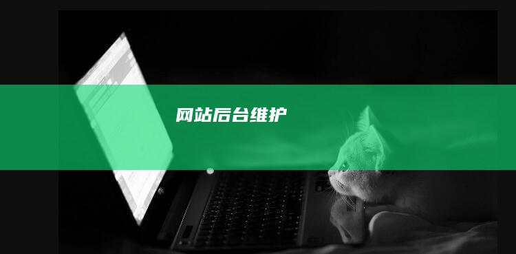 网站后台维护